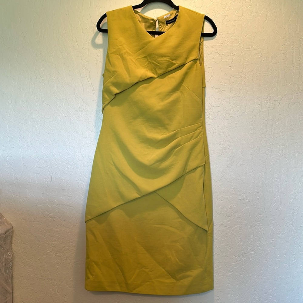 Karen Millen Size US 10 Neon Yellow/Green Dress